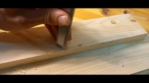 Паз ручным инструментом как в старину делали