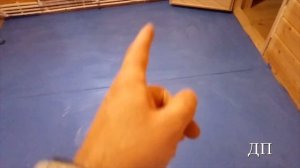 Строим дом ч.9. Укладываем плитку на деревянный пол.