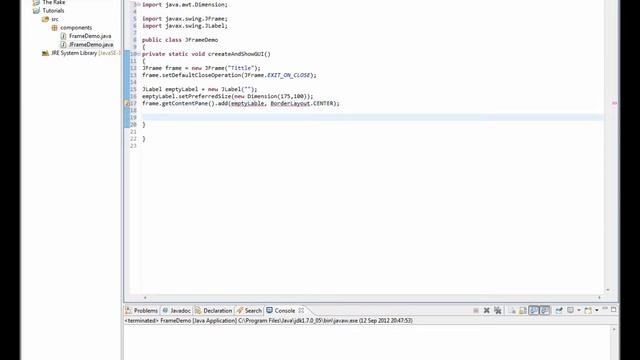 Java Programming Tutorial: episode 1 - JFrame смотреть онлайн