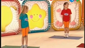 Прыг-Скок команда. Новогодняя разминка с ёлочными шарами. Ёлка