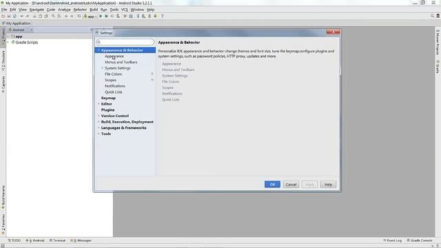 Как открыть стартовое окно приглашения "Welcome to Android Studio"