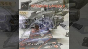Mitsubishi Lancer 9 светодиодные фары с ДХО 3D от Ledstudio!
