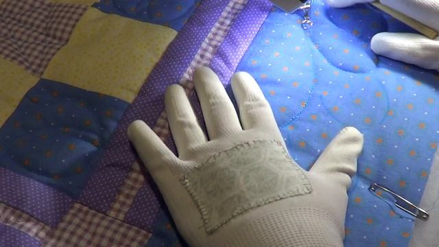 Стежка детского одеяла. Бордюр, рисунок -перья (Fathers) ч.1 смотреть онлайн