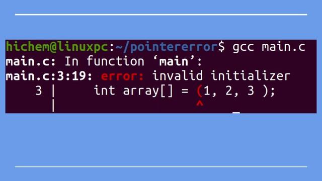 invalid initializer смотреть онлайн