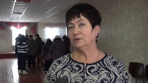 На встрече с населением в Елшанке Первой