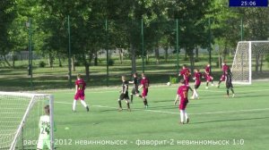 Футбол. РАССВЕТ-2012 Невинномысск - ФАВОРИТ-2 Невинномысск