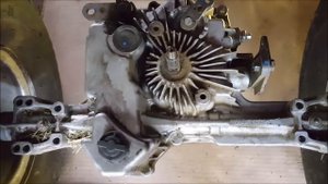 K57A hydrostatic transmission oil change