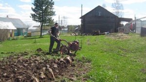 Мотоблок МТЗ- 05 по целине