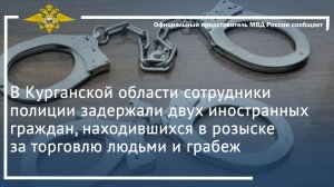 В Курганской области задержаны два иностранца, находившиеся в розыске за торговлю людьми и грабеж