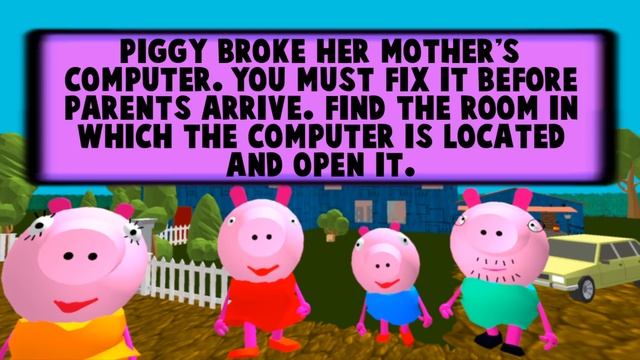 ПИГГИ Свинка Пеппа Новый ДОМ СОСЕДЕЙ - Piggy Neighbor Family Escape Granny смотреть онлайн