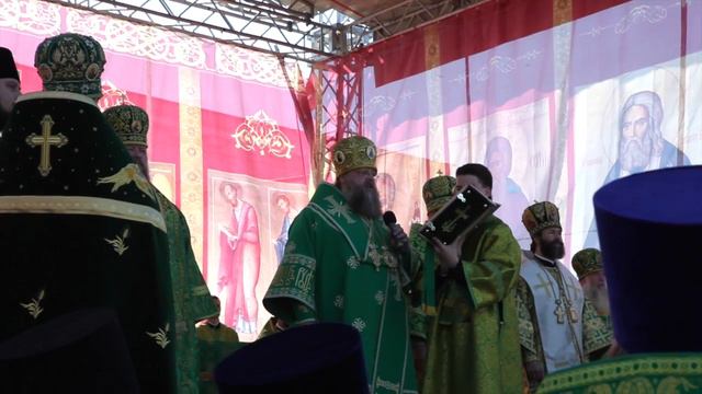 Фрагменты торжеств посвященных общецерковному прославлению св. праведного Павла Таганрогского