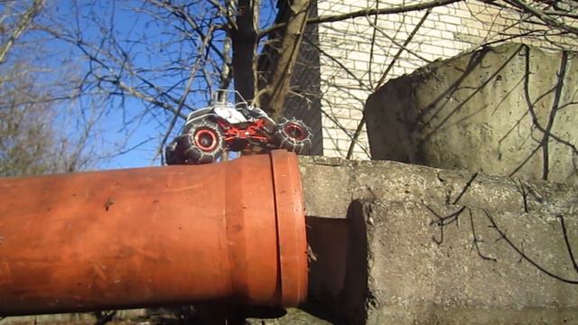 Project - HSP Kulak aka Right E-Rock Crawler 1:18 Winter rock crawling on personal RC track part 3