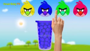 132 Wrong Heads Angry Bird Playdoh Bottle Finger Family Song Colors Learn