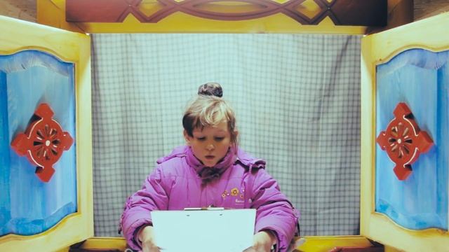 Окно в сказку: Ксюшенька читает отрывок из сказки "Снегурочка" смотреть онлайн