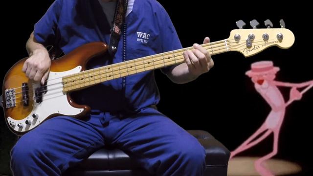 Henry Mancini - Pink Panther Theme (bass cover and tabs by BFEMD) Link to tabs in description. смотреть онлайн