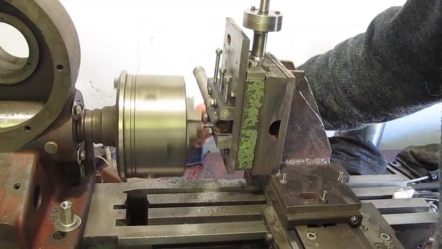 Фрезеровка шпоночного паза на токарном станке ТВ-16