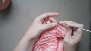Топ меланжевый крючком  на девочку 4-5 лет / Crochet blouse summer