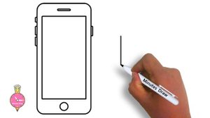 How to draw iPhone | iPhone Drawing | Apple Mobile Phone Step By Step Tutorial