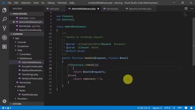 Laravel Roles Middleware - Become a Master in Laravel - 23
