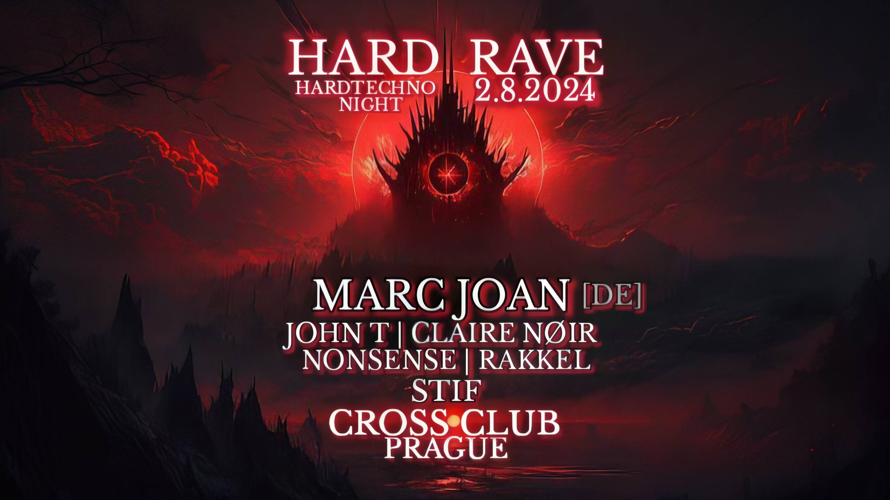 STiF - Live @ HARD RAVE, Hard Techno Night, Cross Club Prague 02.08.2024