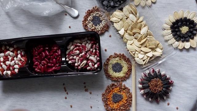 Панно.Урок 2. Композиція з круп та насіння. смотреть онлайн