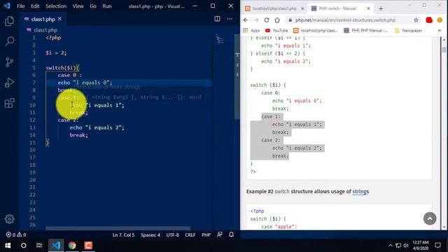 PHP Switch Case statement  Bangla Tutorial | PHP Web Development Tutorial in Bangla Part-18