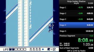 Ninja Gaiden Shadow (GB) Speedrun in 12m 58s