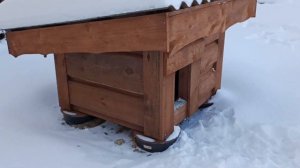 Будка для собаки из дерева