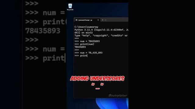 Coding Trick - Python Version - Part #01