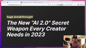 The New “AI 2.0” Secret Weapon Every Creator Needs in 2023