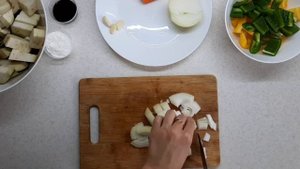 Баклажаны с мясом в кисло-сладком соусе