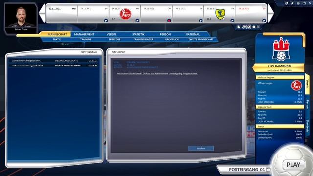 Handball Manager 2022 #011 - Pflichtaufgaben vor den harten Ligawochen смотреть онлайн