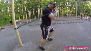 Тренировка БОРЦА на улице