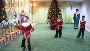 Танец "Трех богатырей" в детском саду