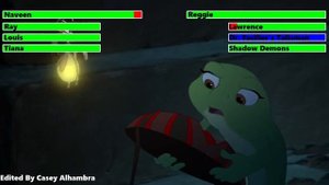 The Princess and the Frog (2009) Final Battle with healthbars 1/2