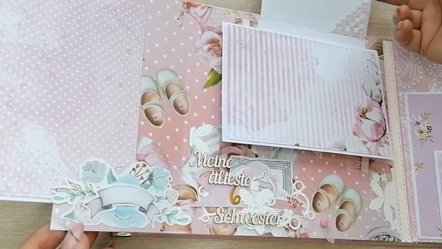 Скрапбукинг альбом ручной работы 20_20см с ПОП АП элементами.mp4 смотреть онлайн