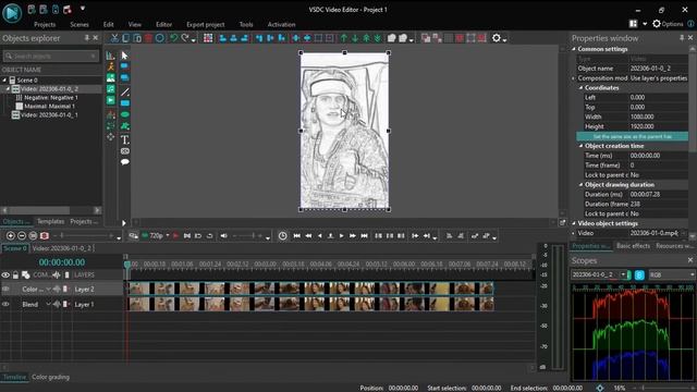 VSDC Secrets Revealed: Mastering Pencil Sketch Effects (filter)  in Minutes