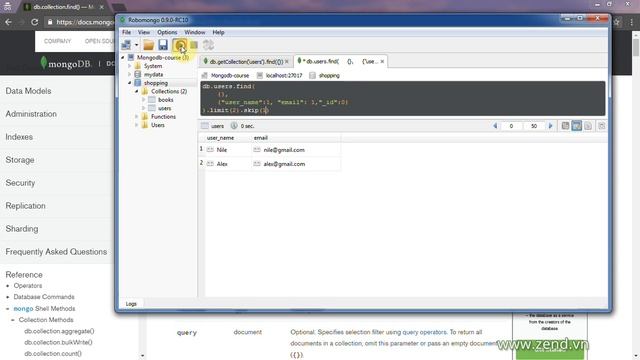 Phân trang với limit() và skip() trong MongoDB (Bài 6.2) смотреть онлайн