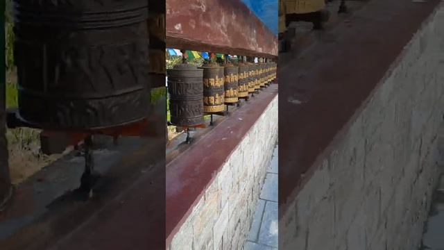 Tibetan Prayer Wheel at Gangtok Monastery | Importance of Prayer Wheel | Sikkim Tour