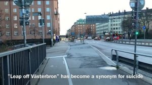 Stockholm, Långholmsgatan. Virtual walk with street life and street sounds on popular Södermalm
