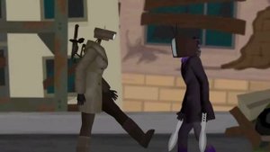 Camera woman VS TV woman  |Dc2 animation|