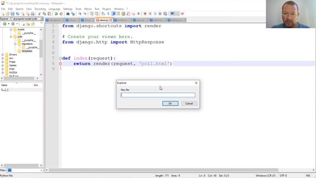 Python Basics Tutorial Django Render Function and HTML File