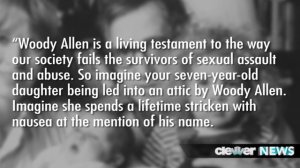 Дилан Фэрроу обвинила Вуди Аллена в изнасиловании. 