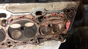 прогар прокладки гбц опель корса д 1.4л в 4 целиндре