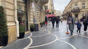 Walking tour Baku. Прогулка по Баку 25февраля 2024 г.