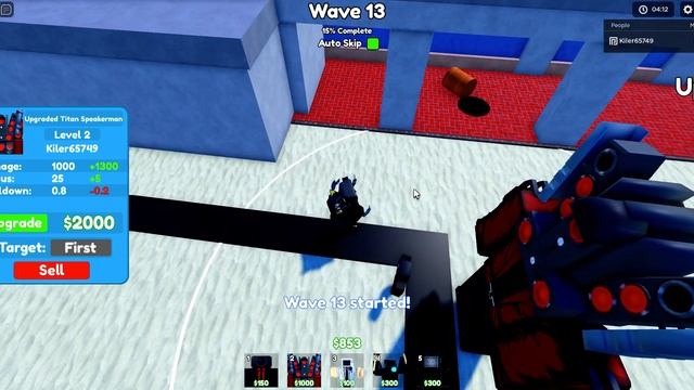 Я ВЫБИЛ УЛУЧШЕНОГО СПИКЕР МЕНА ТИТАНА В (Toilet tower defense)!? "Roblox" смотреть онлайн