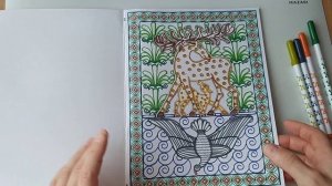 КОНТУРНОЕ РАСКРАШИВАНИЕ ОРНАМЕНТА | как быстро и просто раскрасить сложный или скучный узор