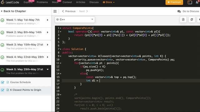 K Closest Points to Origin | LeetCode 973 | C++, Java, Python