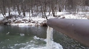 Экологическое преступление в калужской области! Река Болва! Город Киров район посёлка Фаянсовая!