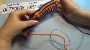 Вязание спицами домашние тапочки #186